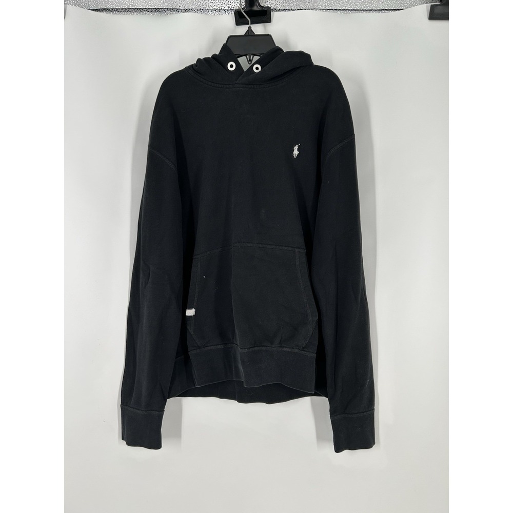 Polo Ralph Lauren Performance Hoodie Sweatshirt Heavyweight Pullover Large FLAW